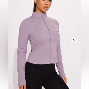 Lavender Zip-Up Jacket